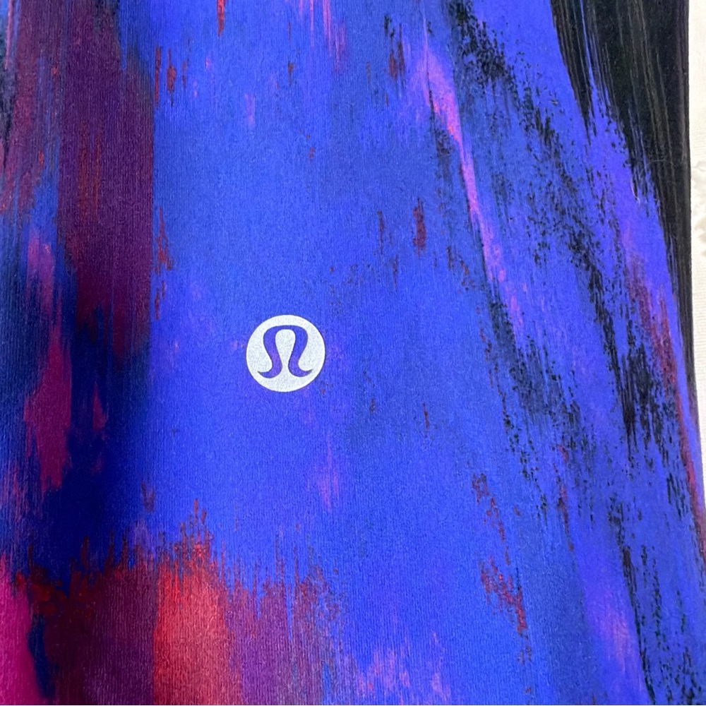 Lululemon Women’s Wunder Train High-Rise Tights Digital Current Pink Multi Sz 6 - Picture 8 of 8
